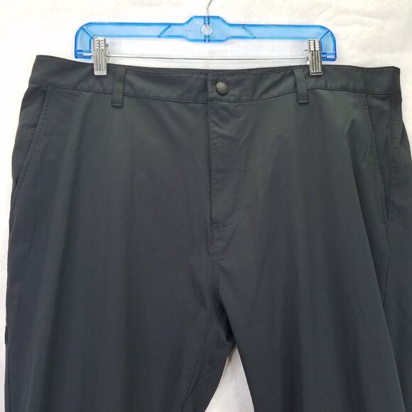 Rhone Commuter Pants Men's 40 Classic Straight Leg Black Stretch Chino Pockets - Picture 2 of 16